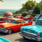 Classic Cars Gather in Cowley for National Drive It Day Celebration