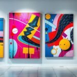 Artist grAzie Unveils Colourful Exhibition at Colony Room Green in London